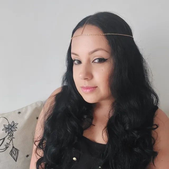 Acessório De Cabelo Tiara Head Chain Delicado Dourado - Foto 3