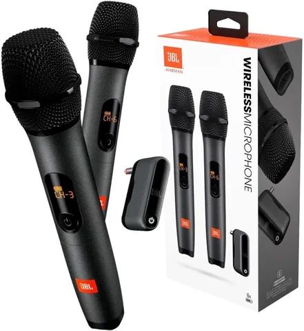 Microfone sem fio JBL Wireless Lacrado 