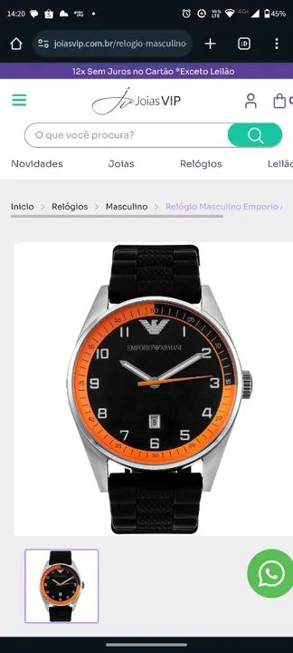 Relógio Empório Armani  - Foto 2