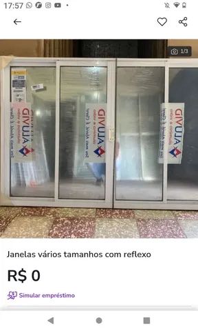 Janela super reflexo vários tamanhos - Materiais de construção e jardim -  Areias, Recife 1282932353