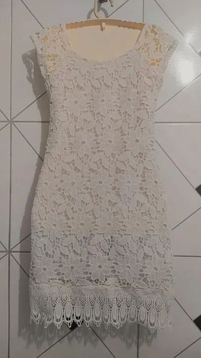 Vestido de renda branco - Foto 2