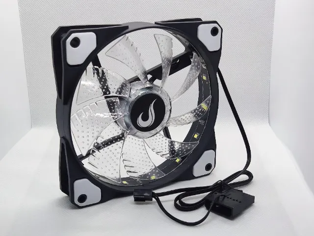 Cooler Fan Rise Mode Galaxy Wind W1 120mm LED branco (Novo)
