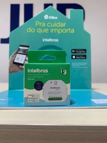 Interruptor Controlador de Cargas Wifi Intelbras EWS 222 - Loja Física - Parcelamos sem Ju