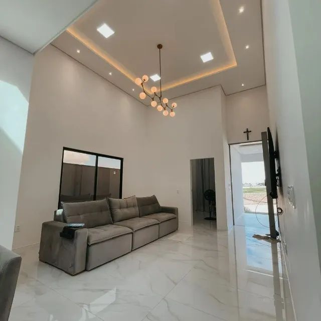 Casa plana com 3 suites e piscina na Cidade Alpha - Foto 3