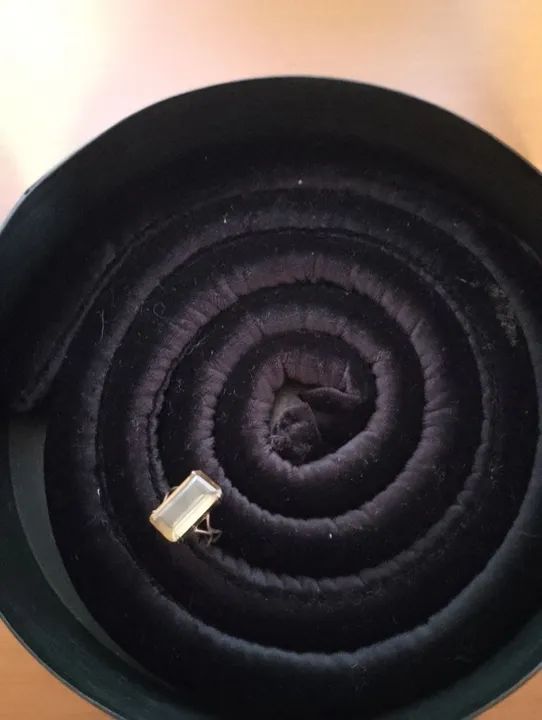 Caixa de Jóias Vintage em couro e praticamente sem uso  - Foto 2