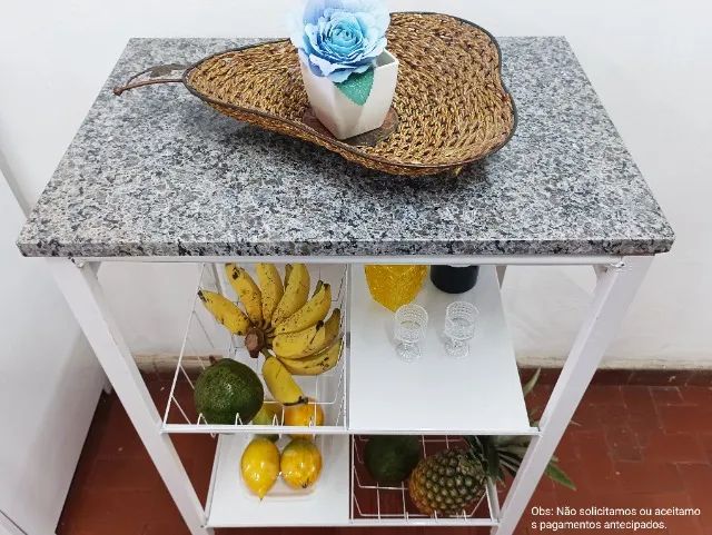 Fruteira de Aço c/ Tampo Granito SK - Foto 5