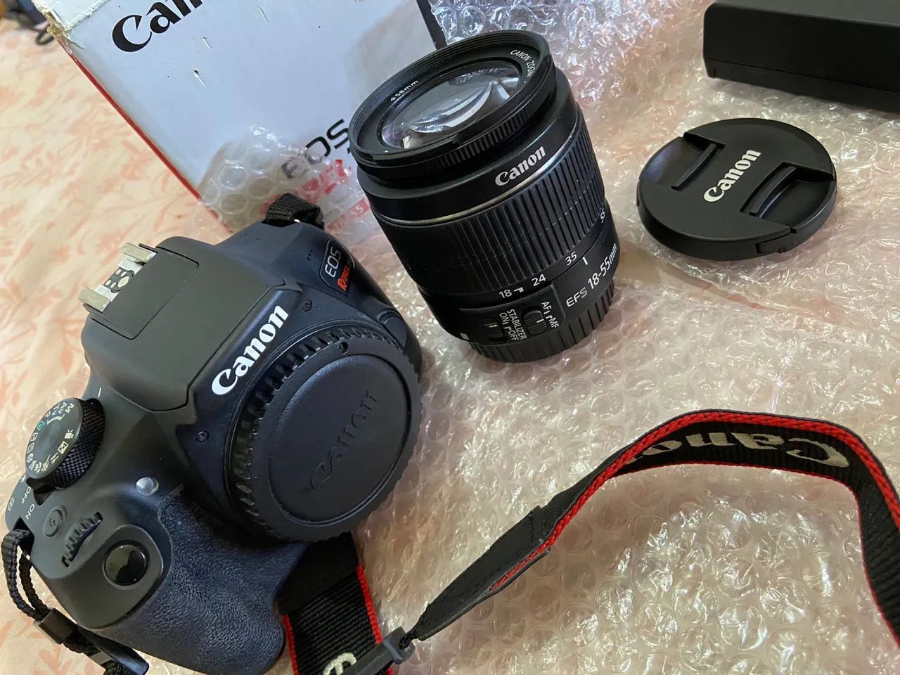 Câmera Canon EOS Rebel T6 + Lente 18-55mm - Foto 2