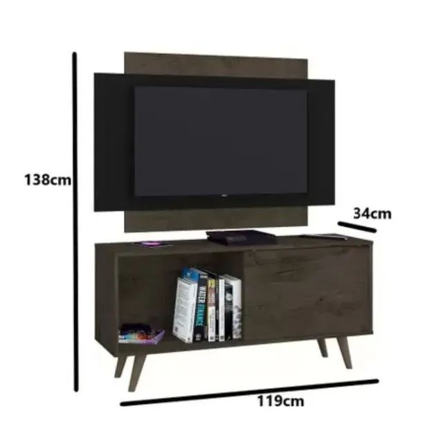 rack com painel malaga  - Foto 3