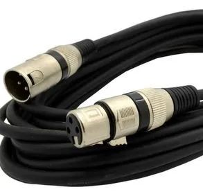 Cabo Balanceado DMX 10M P/ microfone/ iluminação DMX - Foto 2