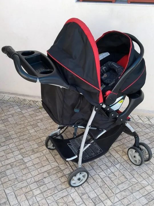 Carrinho e Bebe Conforto Graco - Pouquíssimo uso! - Foto 4