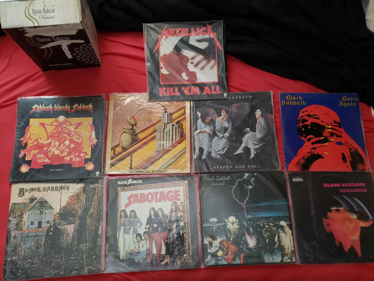 LP Discos de Vinil rock Black Sabbath, Led Zeppelin, Metallica, etc PREÇOS NA DESCRIÇÃO