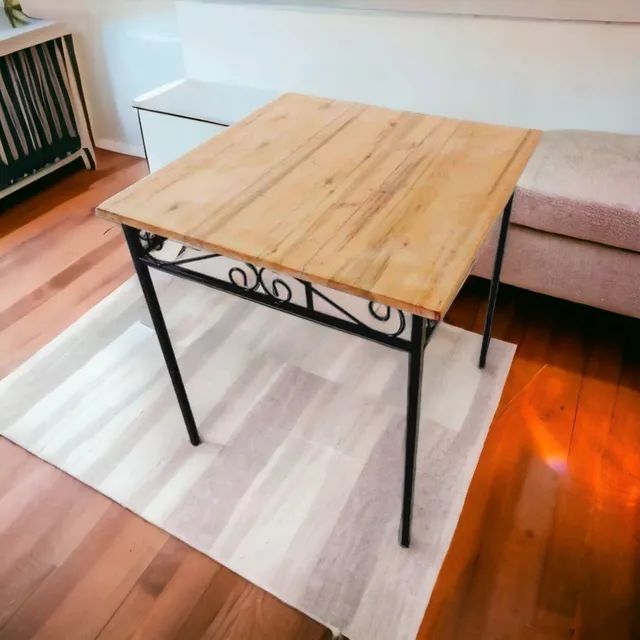 Mesa Quadrada Rococó 70cm  - Foto 5
