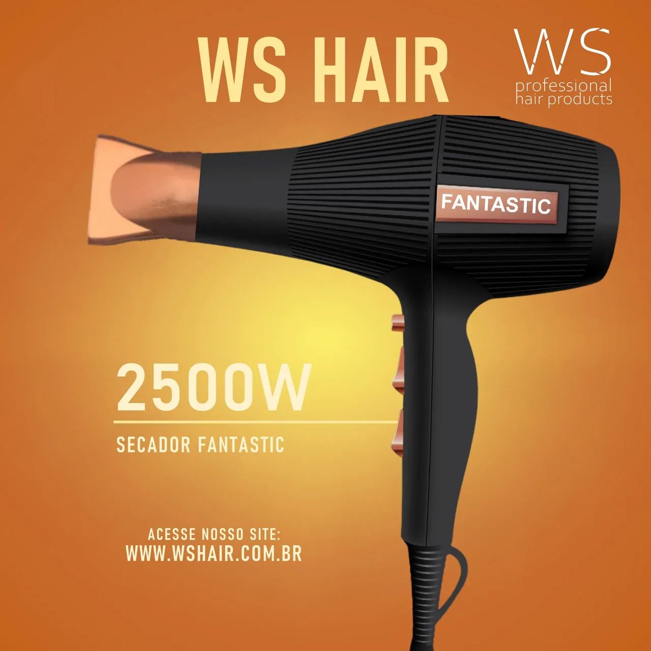 Secador WS Fantastic 2500W Profissional  - Foto 2