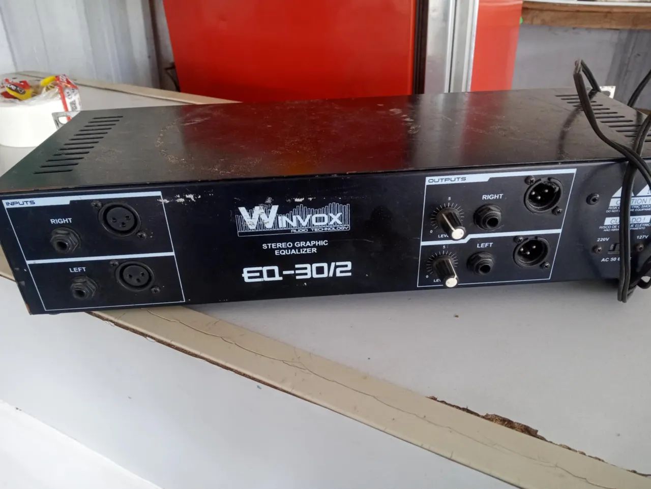 Equalizador Winvox Eq 30/2  Professional, Receiver, Pick Up 
