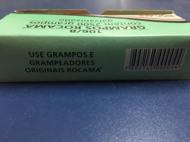 Grampo polido 8mm 106/8 Tapeceiro c/2500 grampos Rocama - Foto 3
