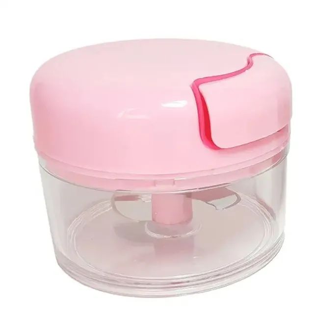Mini Processador De Alim Manual 2 Lam 150ml 9cmx9cm Cor De Rosa Crs-1351 - Foto 5