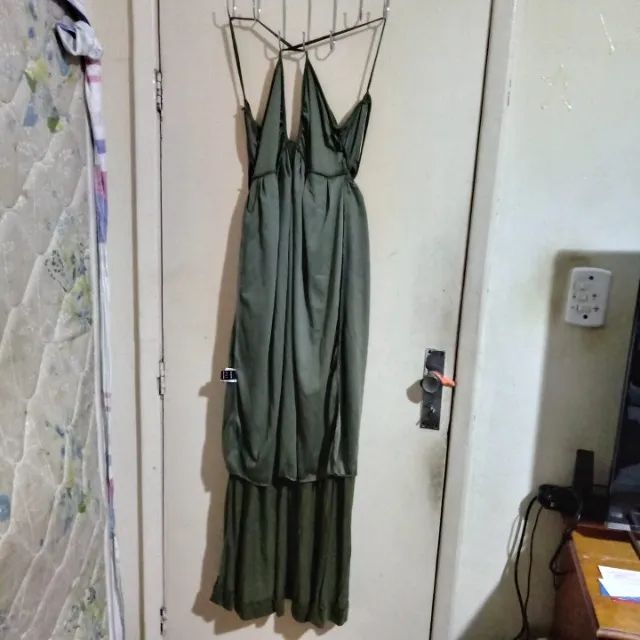 vestido P longo - verde musgo - Foto 5