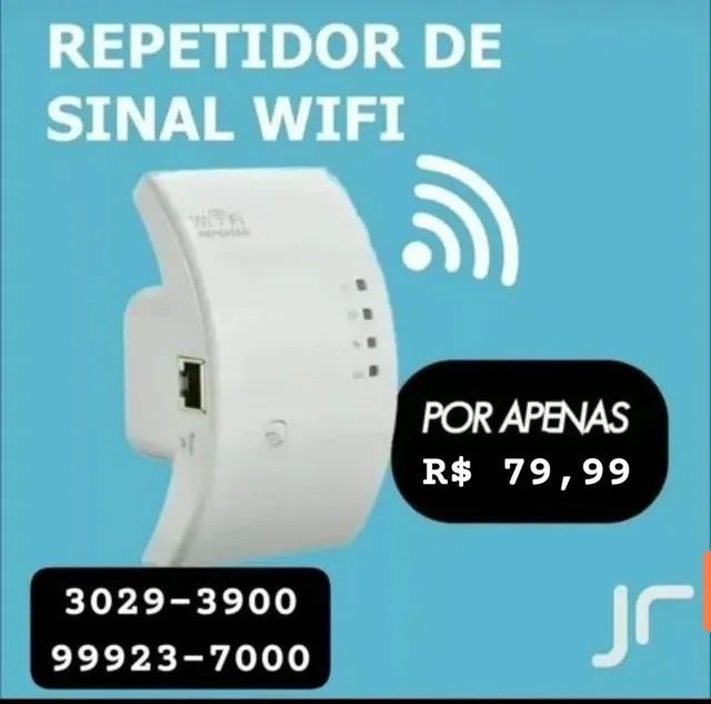 Repetidor de sinal de internet 