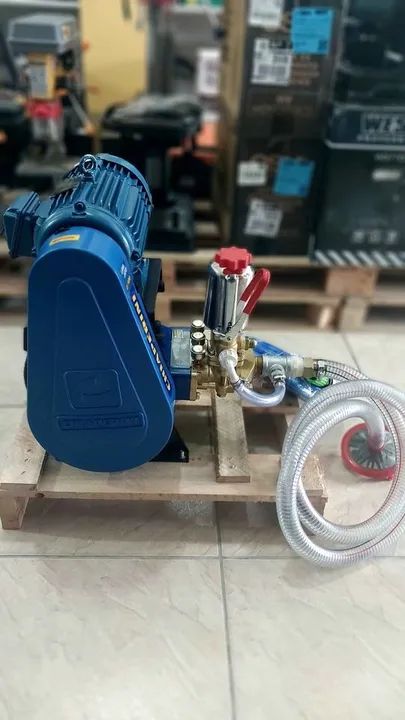 Lavadora Industrial Lava Jato LJ500 Motor WEG 5HP Trifásico 220/380V com Mangueira 10 Chia - Foto 3