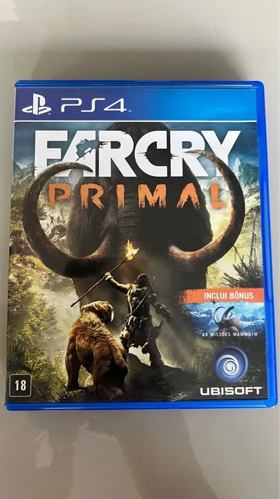 Farcry primal para ps4 mídia física