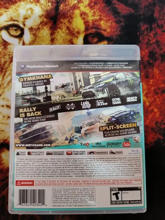 Dirt3 jogo de ps3 original Dirt3 - Promoção - Foto 3