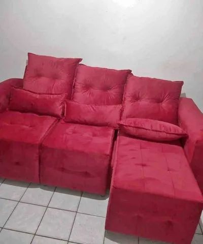 Sofa Retrátil 2 metros com 3 lugares preço de fábrica 