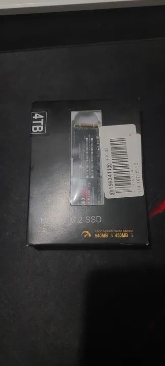 SSD M.2 4TB 080 PRO -  540MB/s Leitura e 450MB/s Escrita
