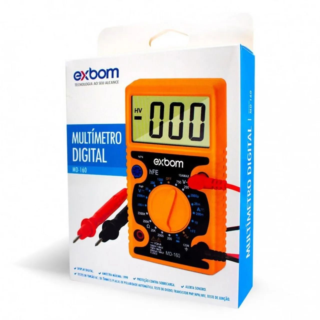 Multímetro Digital Portátil [Amarelo] Eficiente <br><br><br> - Foto 2