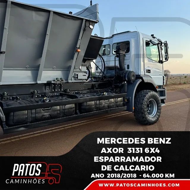 Mercedes Benz Axor 3131 6x4 Esparramador de Calcario 2018/2018 - Foto 5