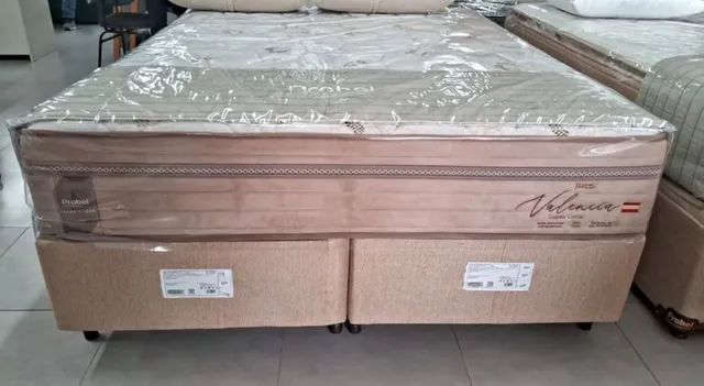 Cama jade nova molas ensacadas 