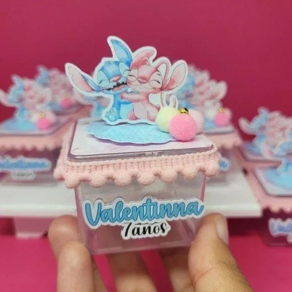 10 unidades de caixa personalizada acrílica 