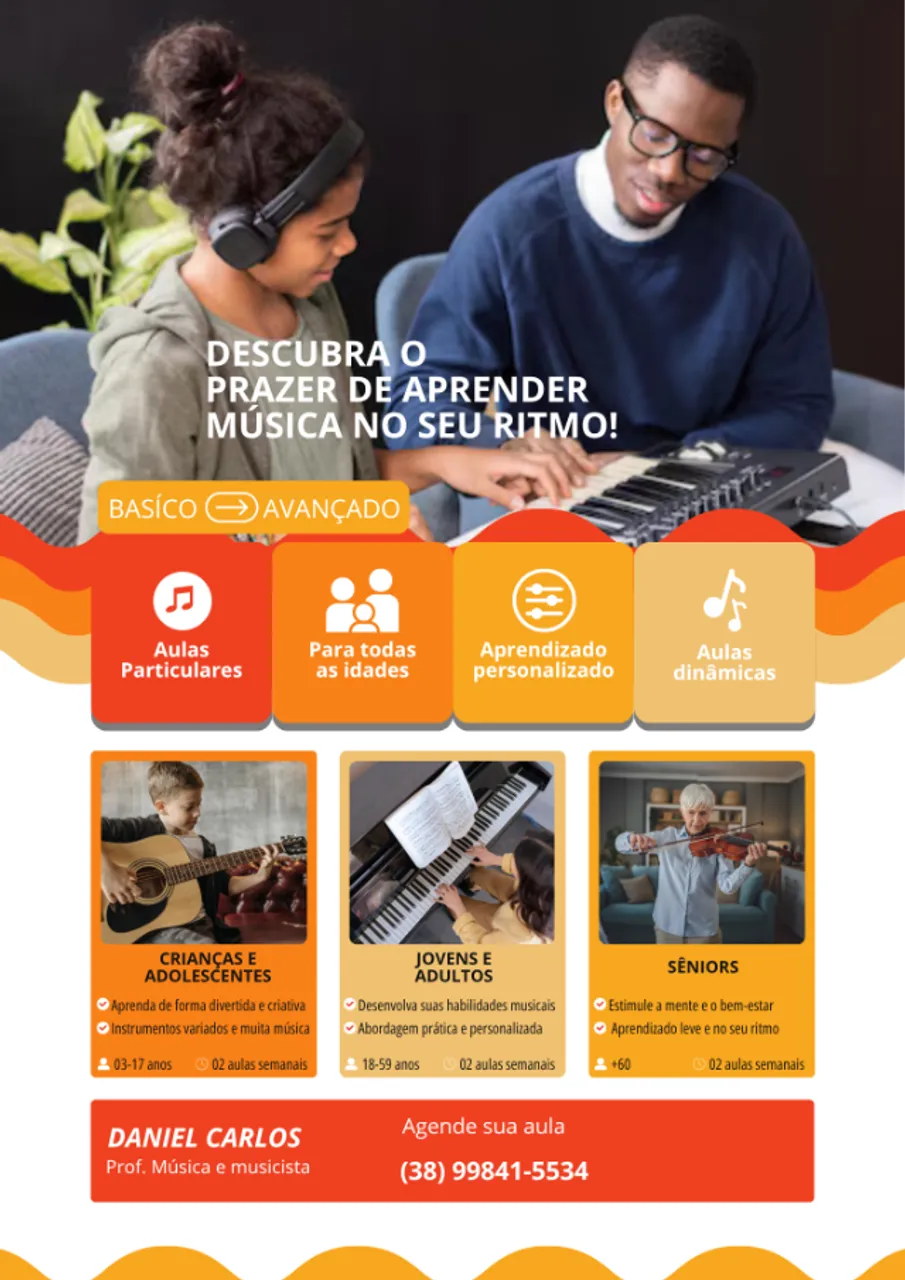 Aulas de Musicalização - Do Básico ao Avançado para Todas as Idades!