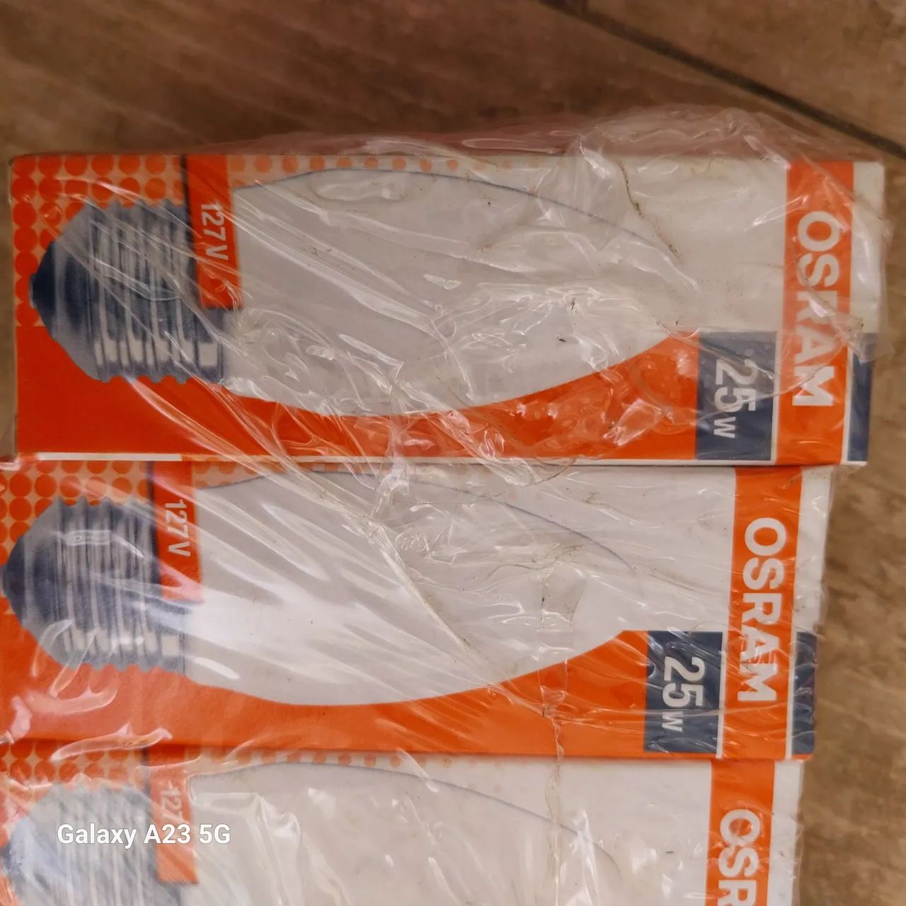 Lâmpadas vela Osram 25W 127v e27