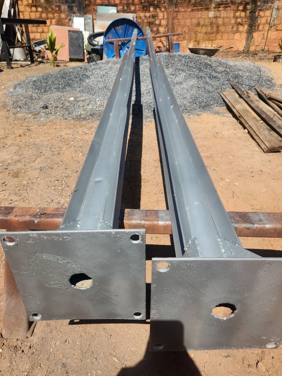 Postes metálicas de 3"