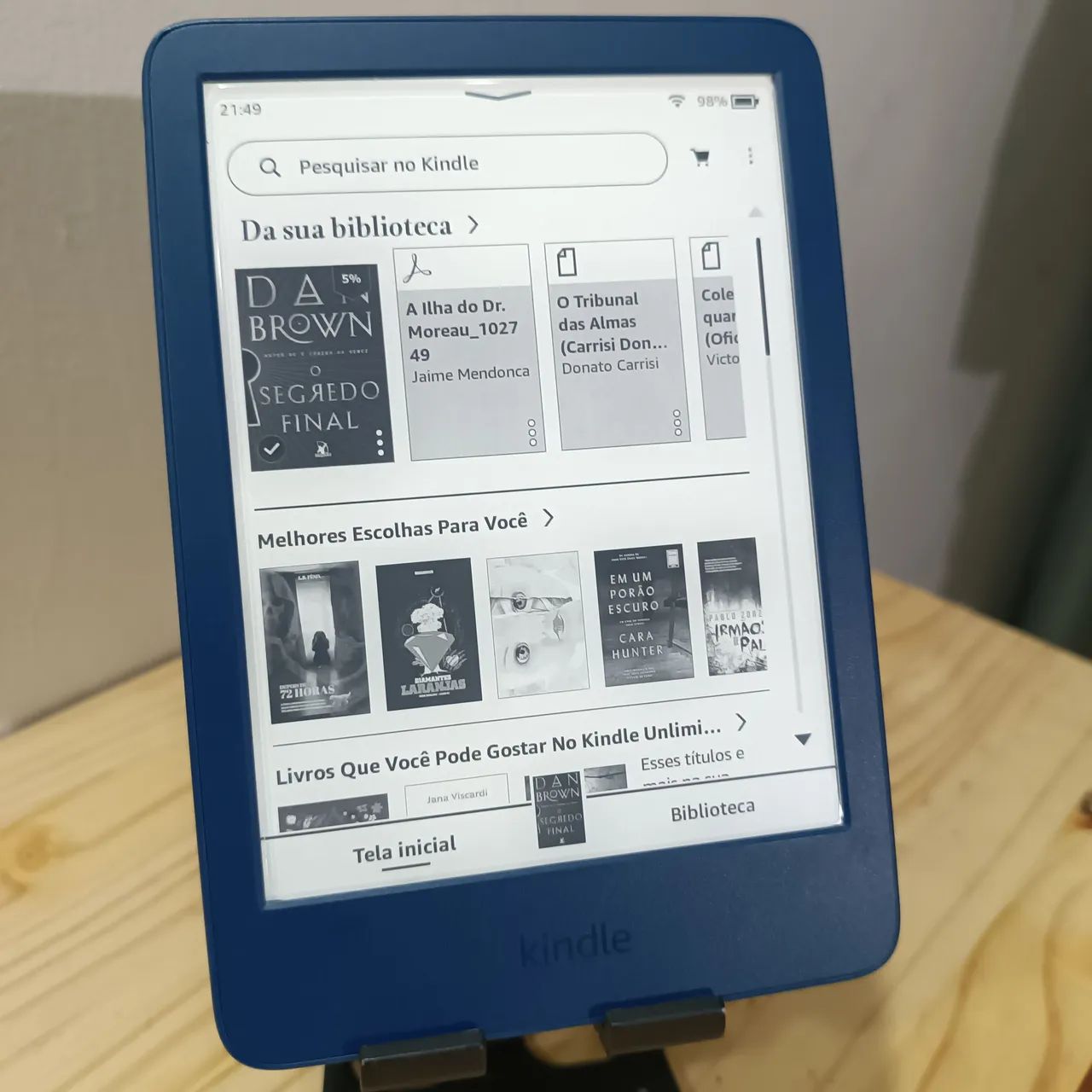 Kindle 11 ° geração 16gb azul - Tablets e E-Readers - Vila Mathias