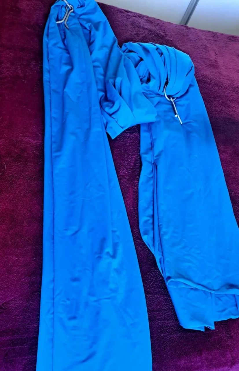 Tecido para Yoga Aéreo Azul - Foto 5