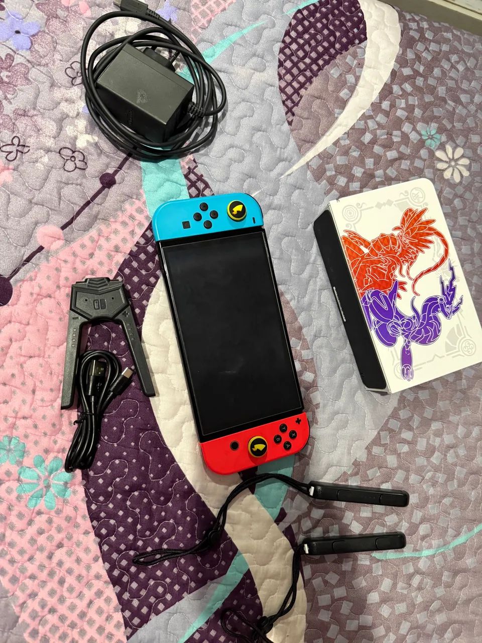 Nintendo Switch Oled Desbloqueado + 512gb sd - Foto 3