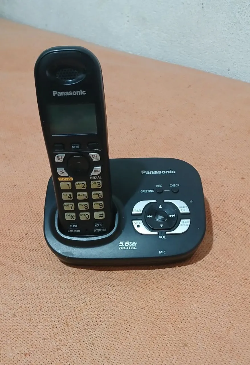 Telefone sem Fio Panasonic com secretária eletrônica