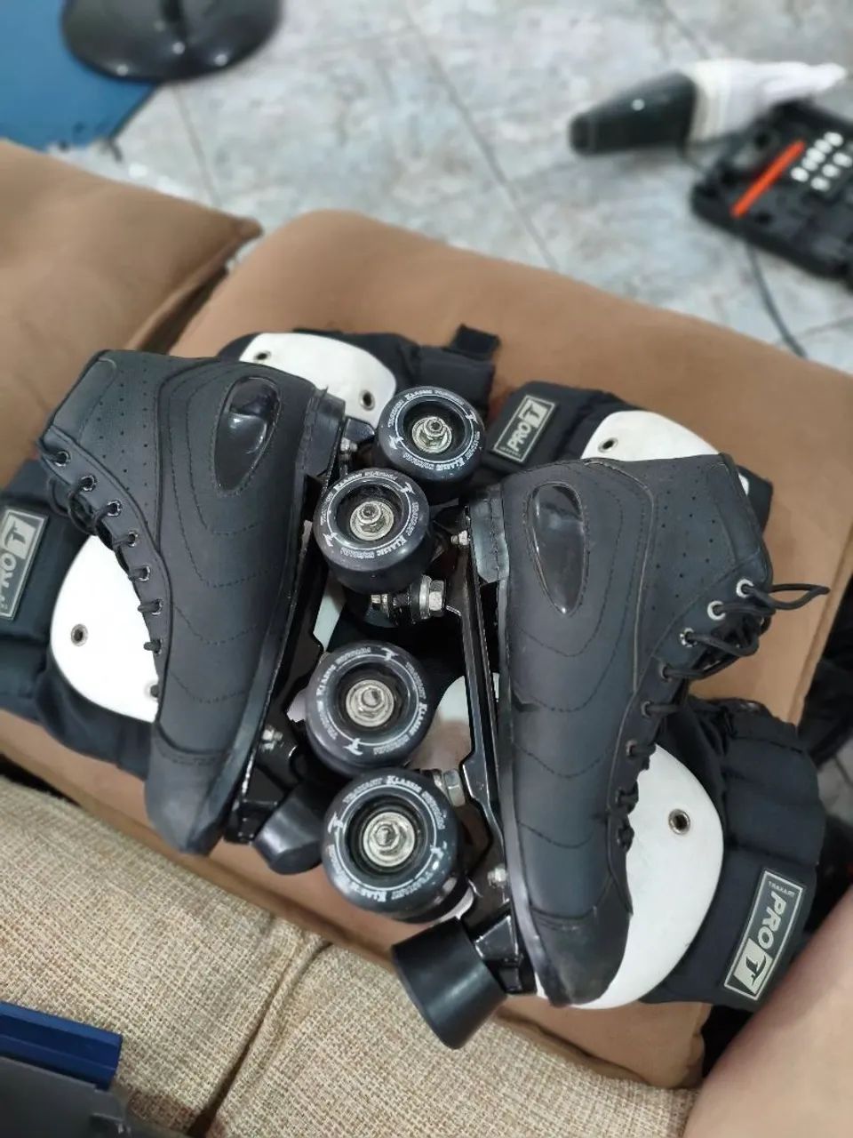 Patins traxard 37 com proteção traxard - Foto 3