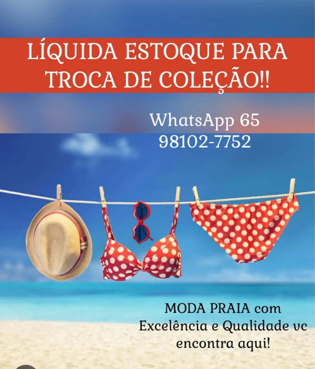 Promoção de Moda Praia - Liquidação de Estoque!!