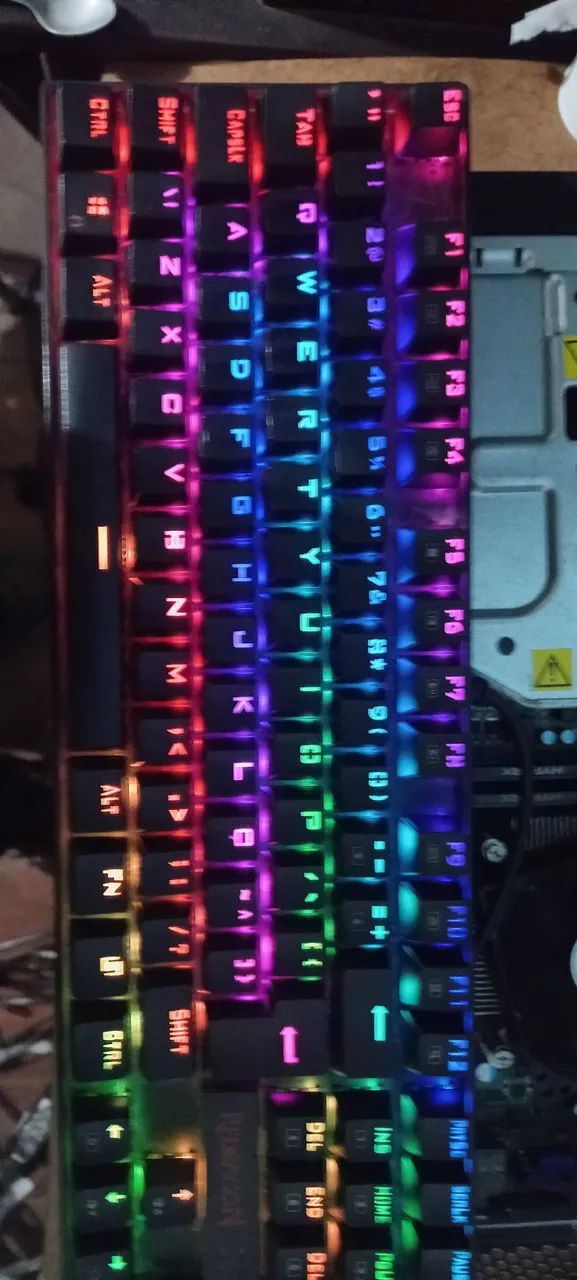 Teclado Mecânico Redragon mod.k552 rgb1 - Foto 4