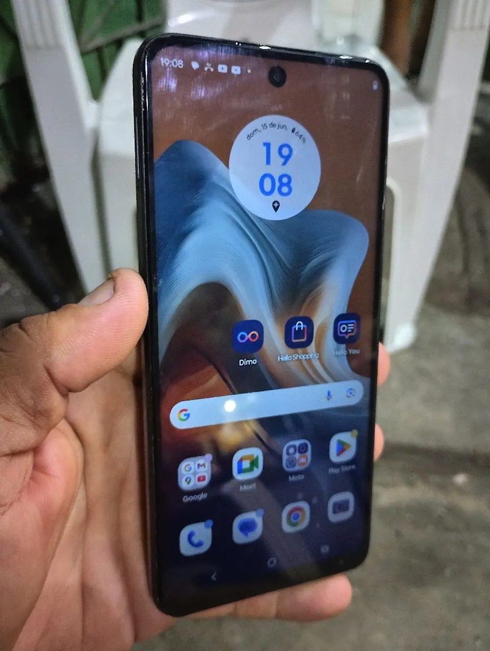 Motorola moto g34 com 4/128 de memória.