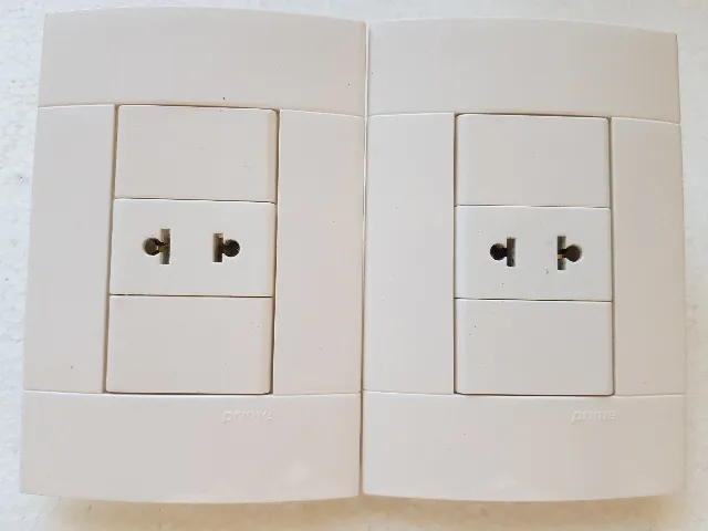 Módulo Tomada 2 Pinos Alumbra Prime (Branco)