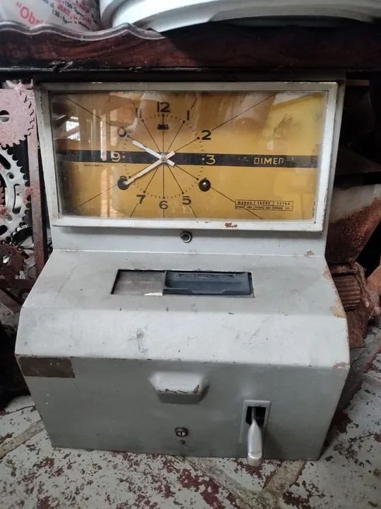 Antigo relógio de ponto Dimep - Foto 2