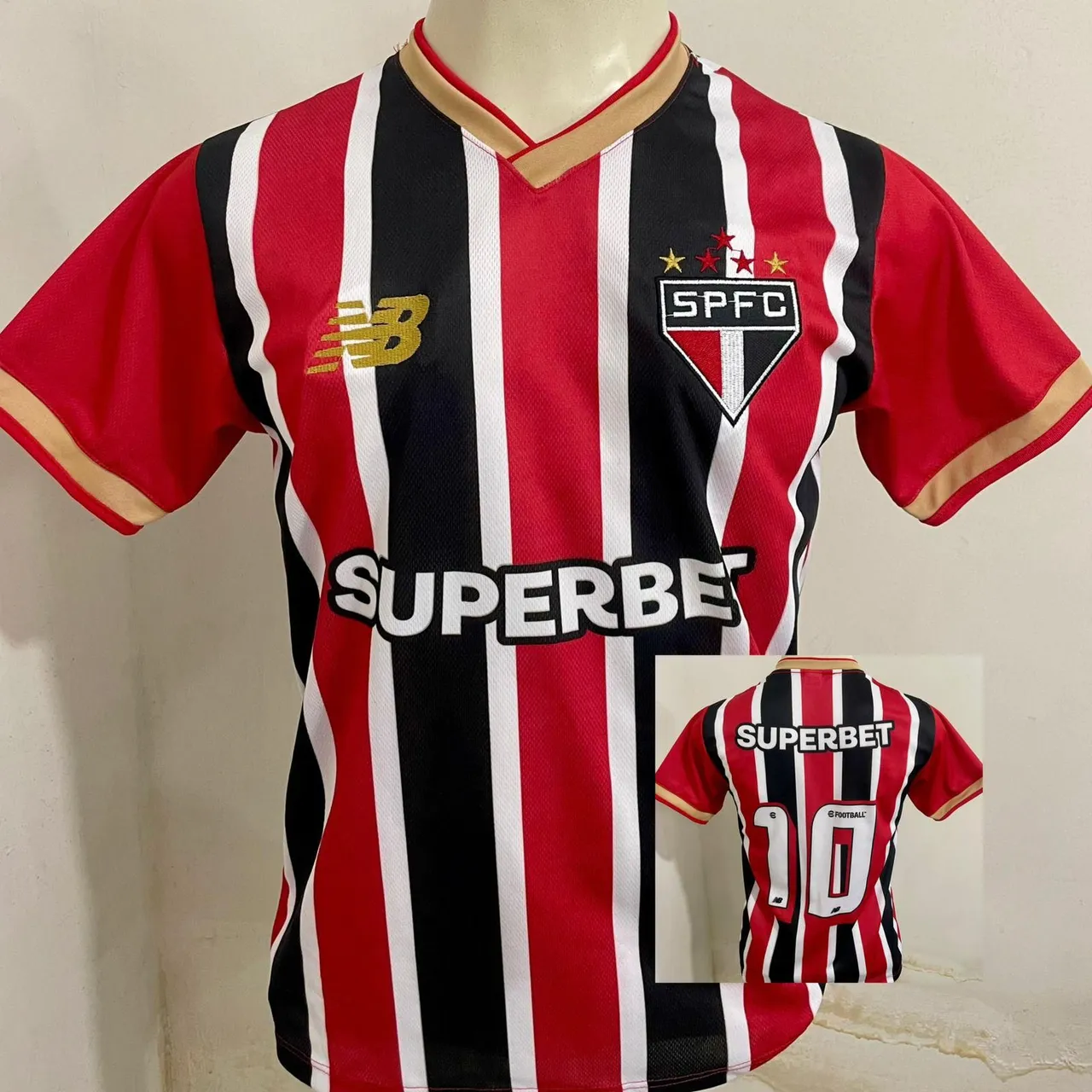 Camisa São Paulo Futebol Clube - Tamanho M - Superbet