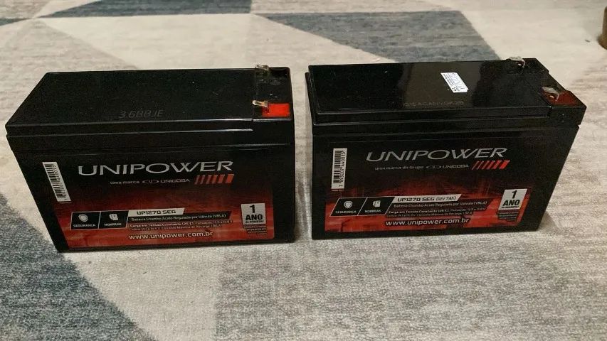Bateria Unipower 12V 7A Selada Para Nobreak 
