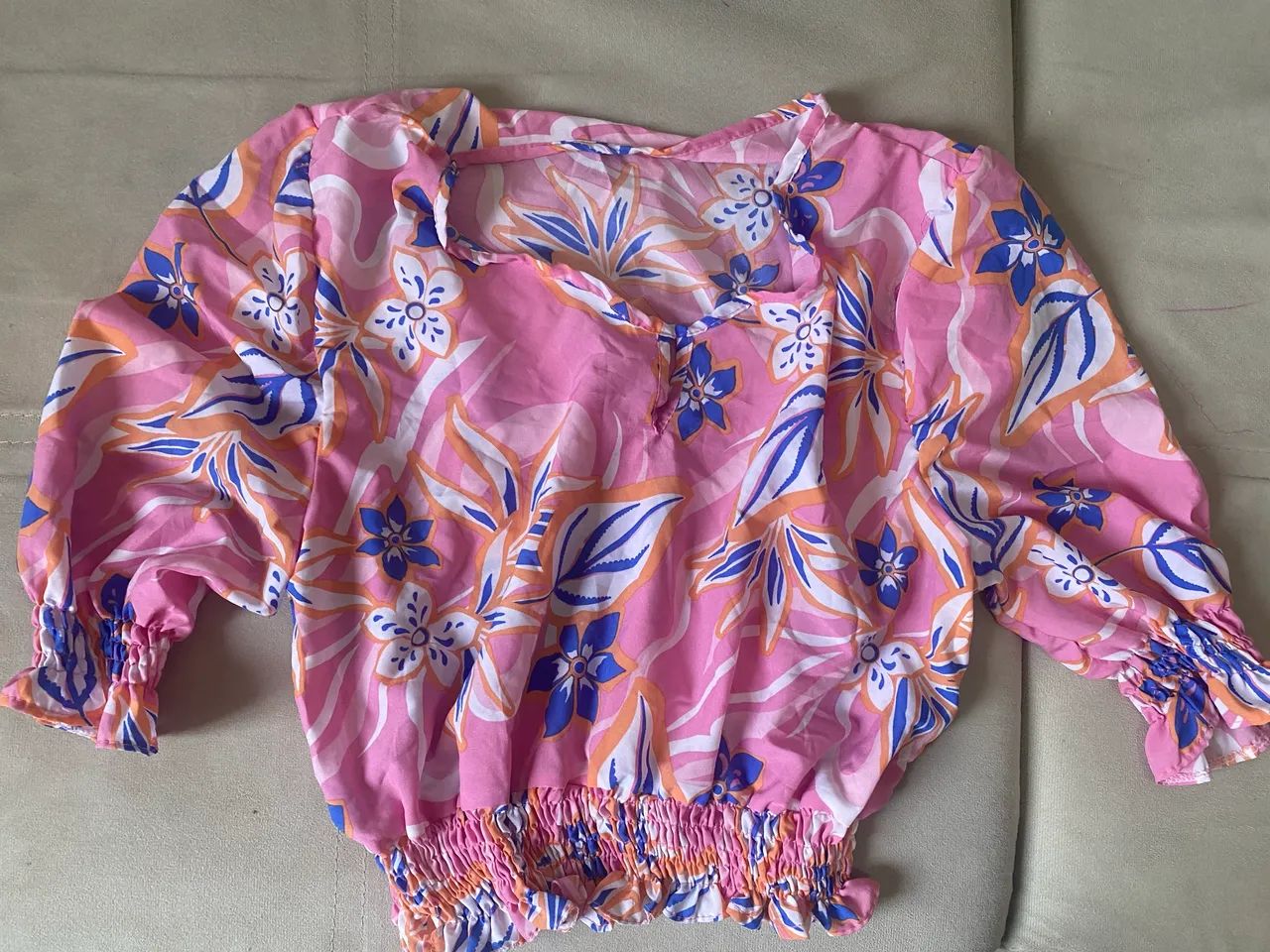 Cropped Floral
