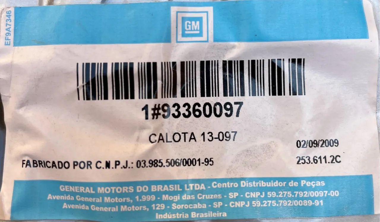 Calota Original GM aro 13 Corsa/Classic - Foto 2