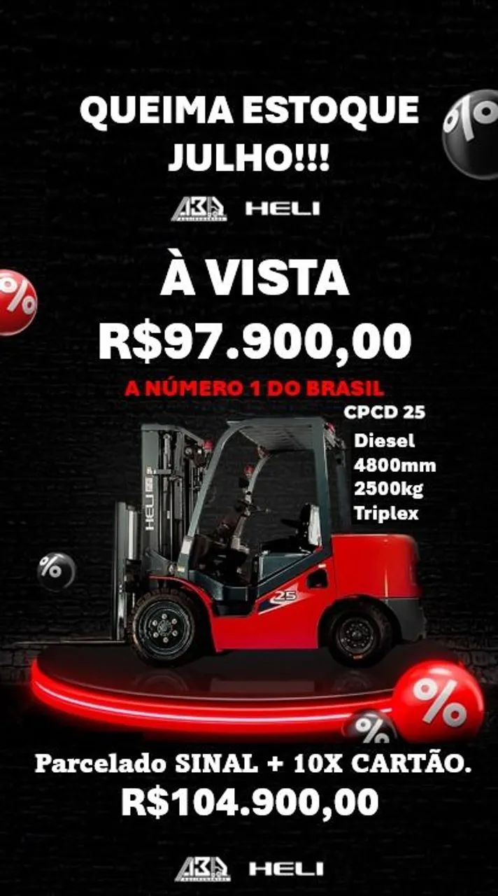 Empilhadeiras Nova HELI de 2,5 Toneladas  - Foto 6