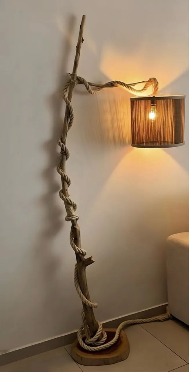 Abajur Woodstar Artesanal - Foto 2